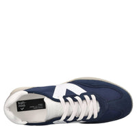 Sneakers in camoscio ecopelle e tessuto 