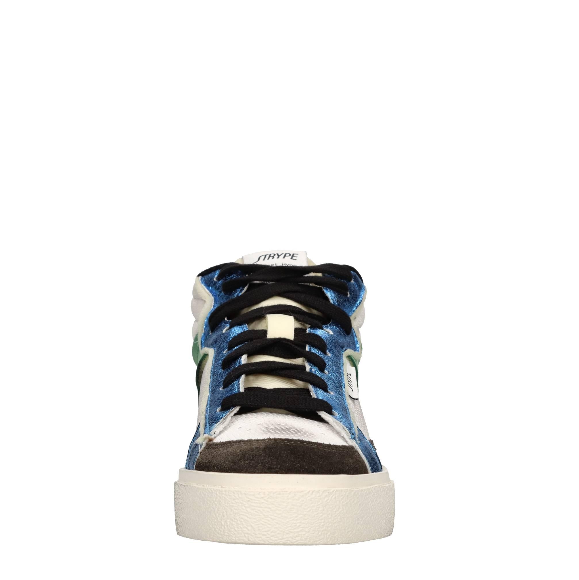 Sneakers in pelle e camoscio 