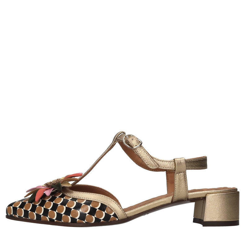 Décolleté slingback Heleni in pelle 