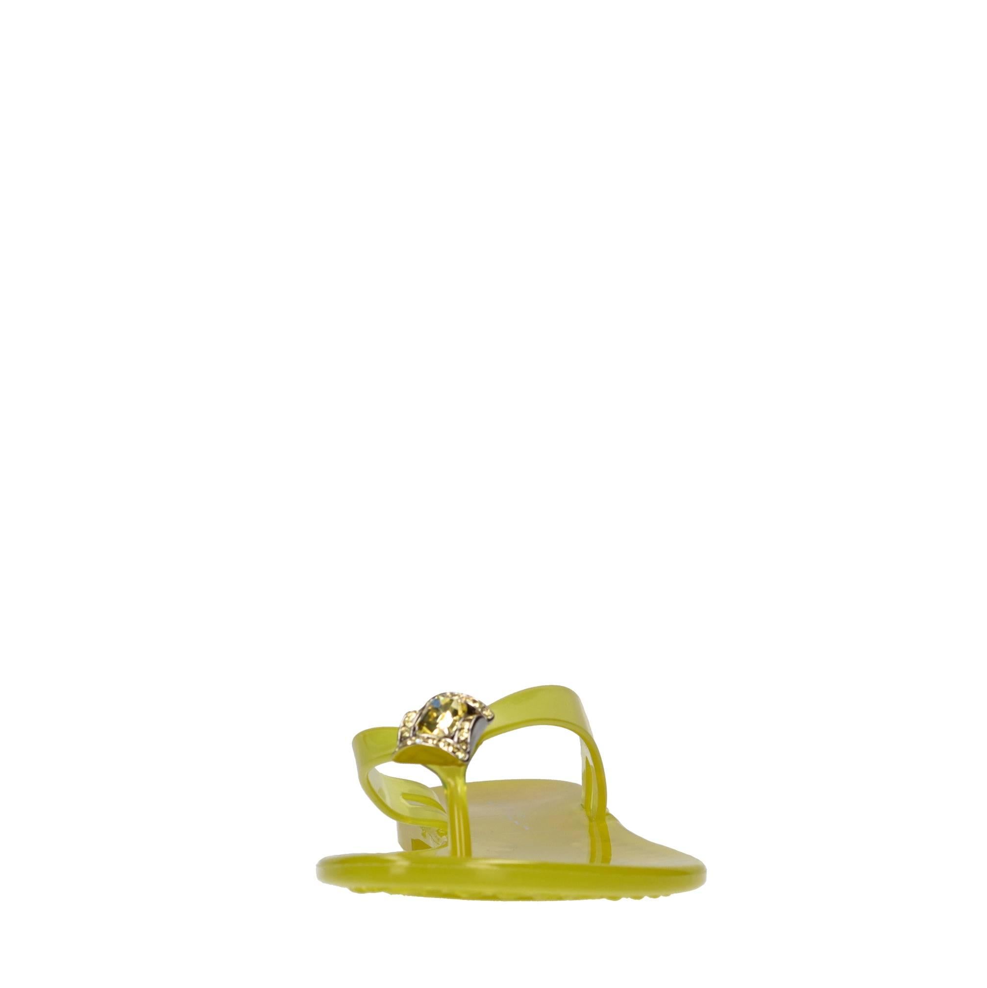 Sandali flat Jelly in PVC e Swarovski 