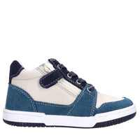 Sneakers in pelle e camoscio 