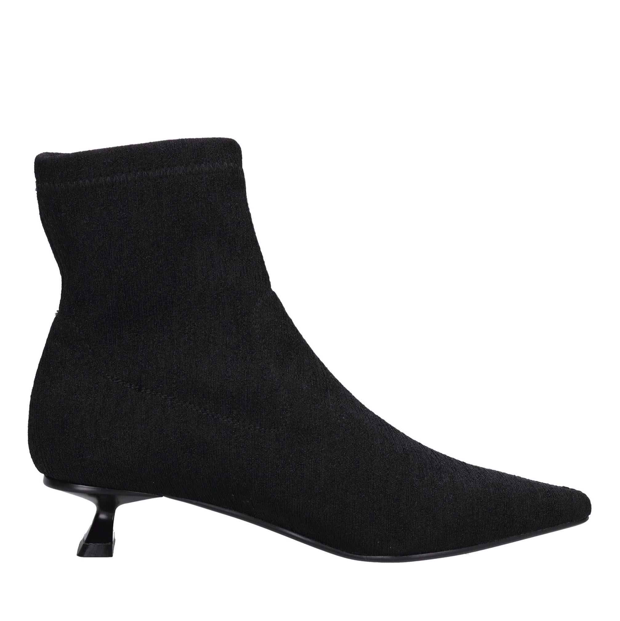 Stivaletto in tessuto elasticizzato 