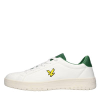 Sneakers in ecopelle e tessuto 