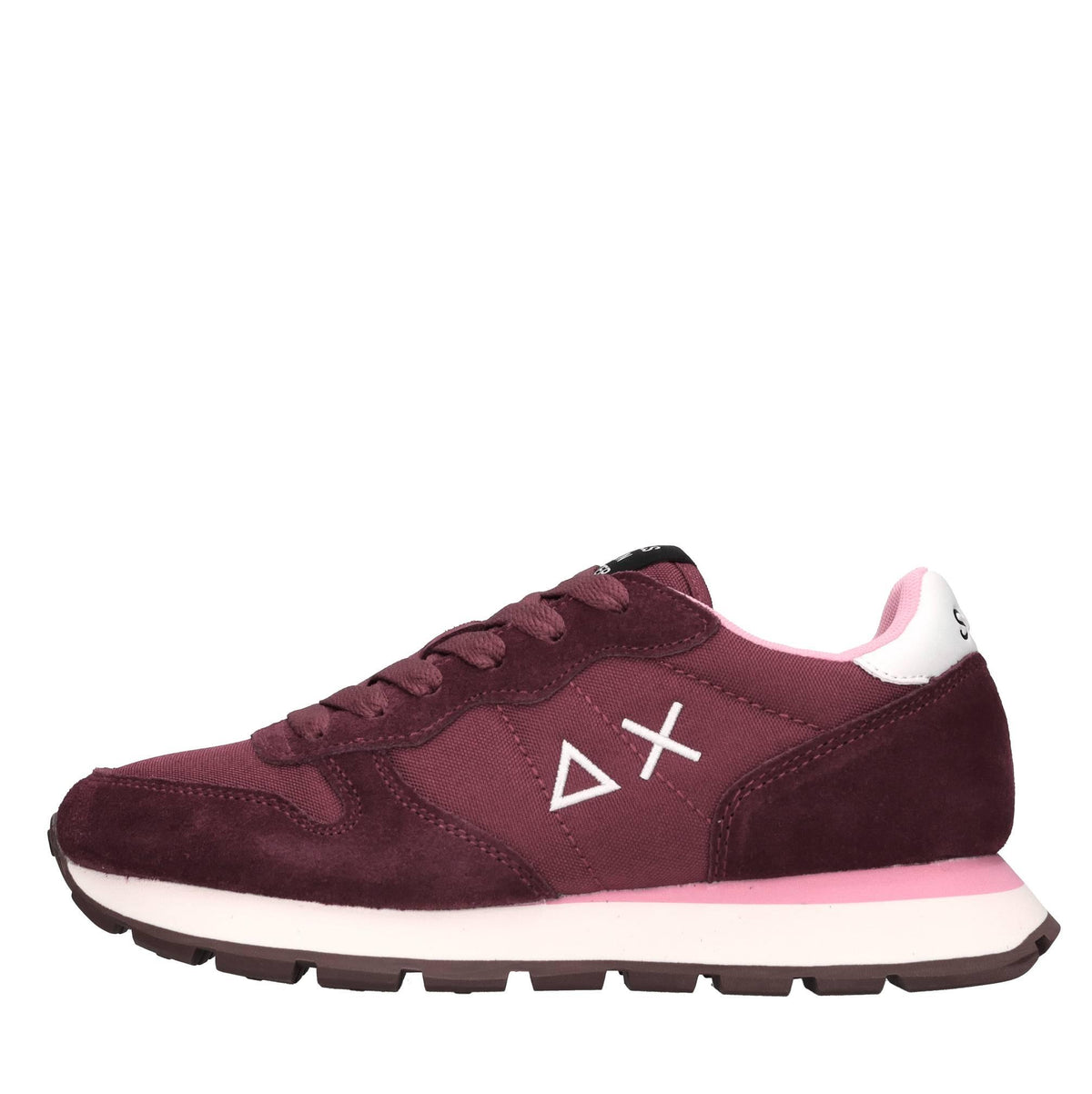 Sneakers in pelle tessuto ed ecopelle 