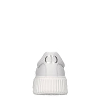 Sneakers in pelle e strass 