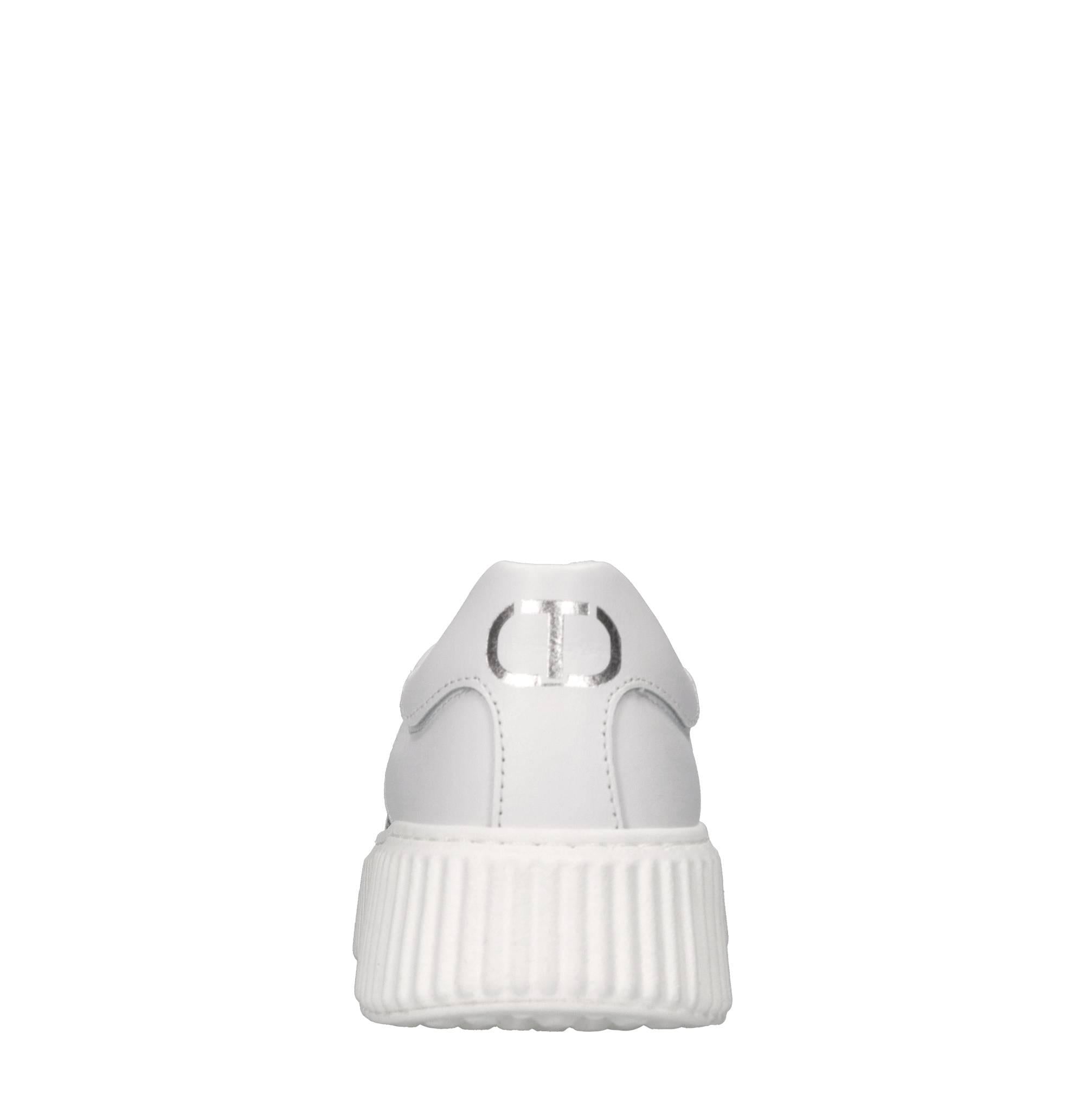Sneakers in pelle e strass 