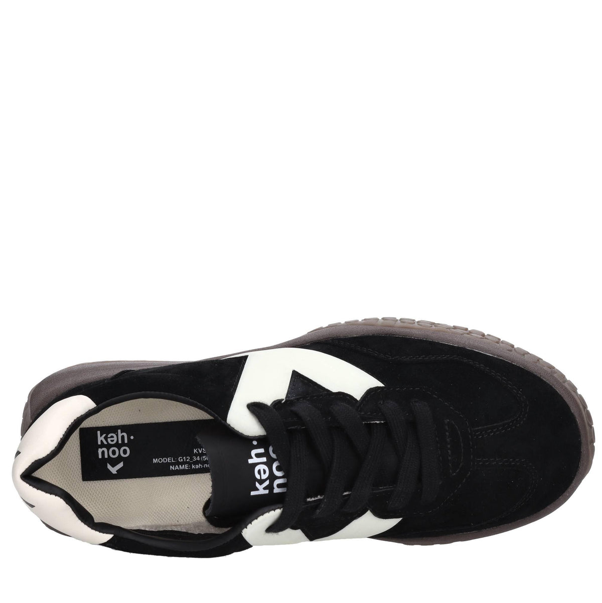 Sneakers in camoscio ed ecopelle 
