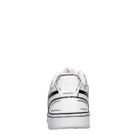 Sneakers in ecopelle e tessuto 