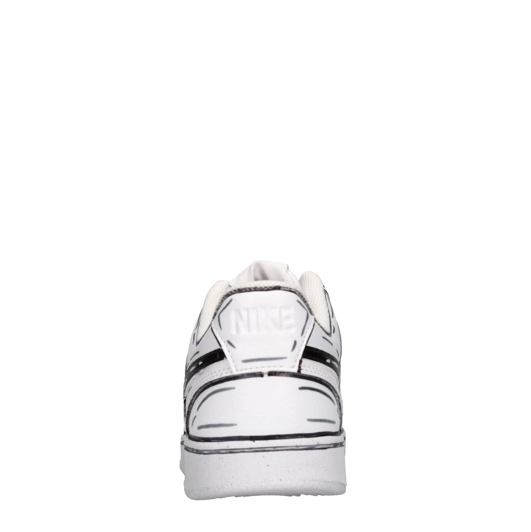 Sneakers in ecopelle e tessuto 