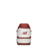Sneakers in pelle e tessuto 