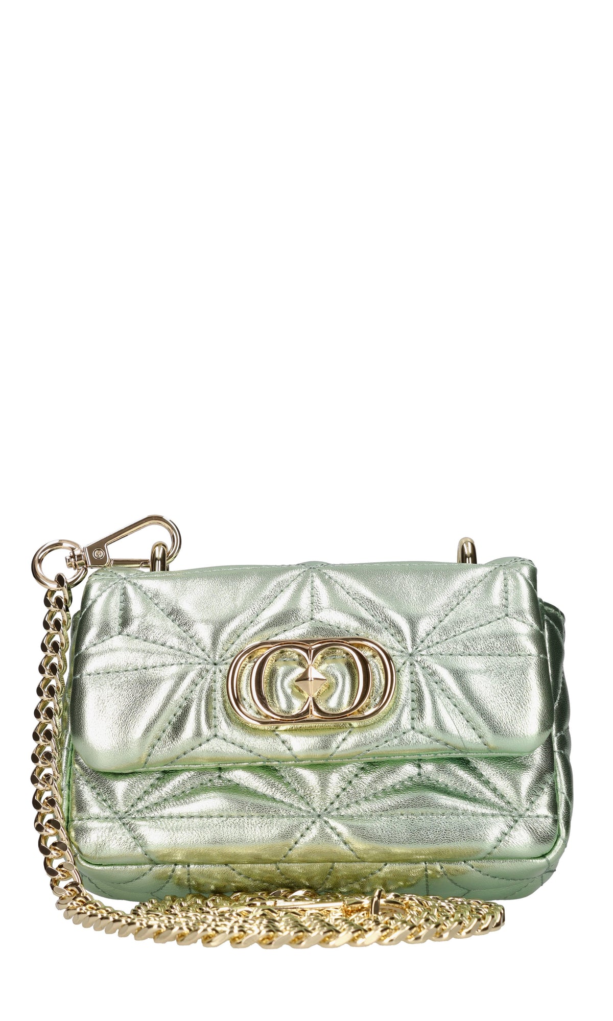 Borsa Shiny Mini in pelle 