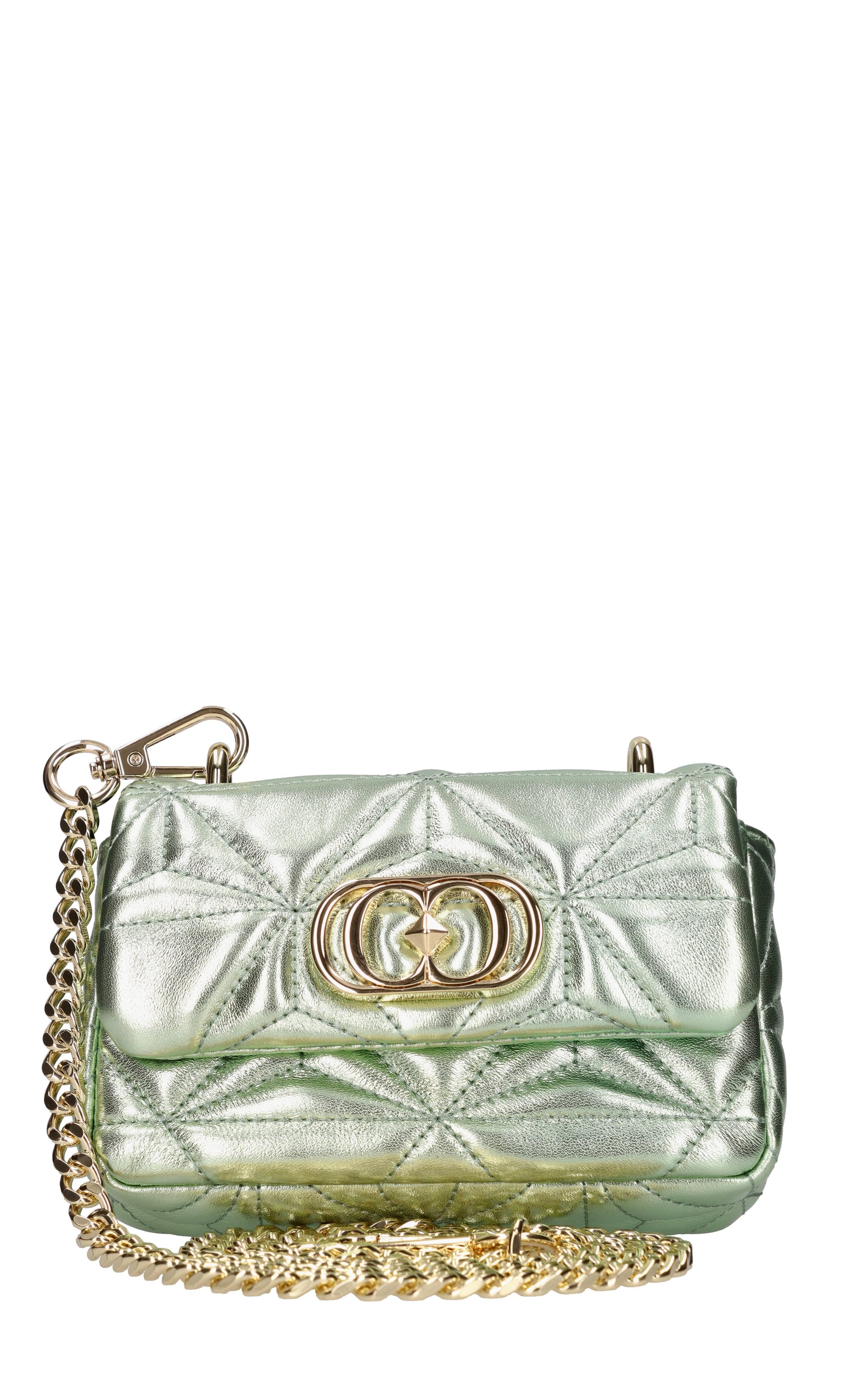 Borsa Shiny Mini in pelle 