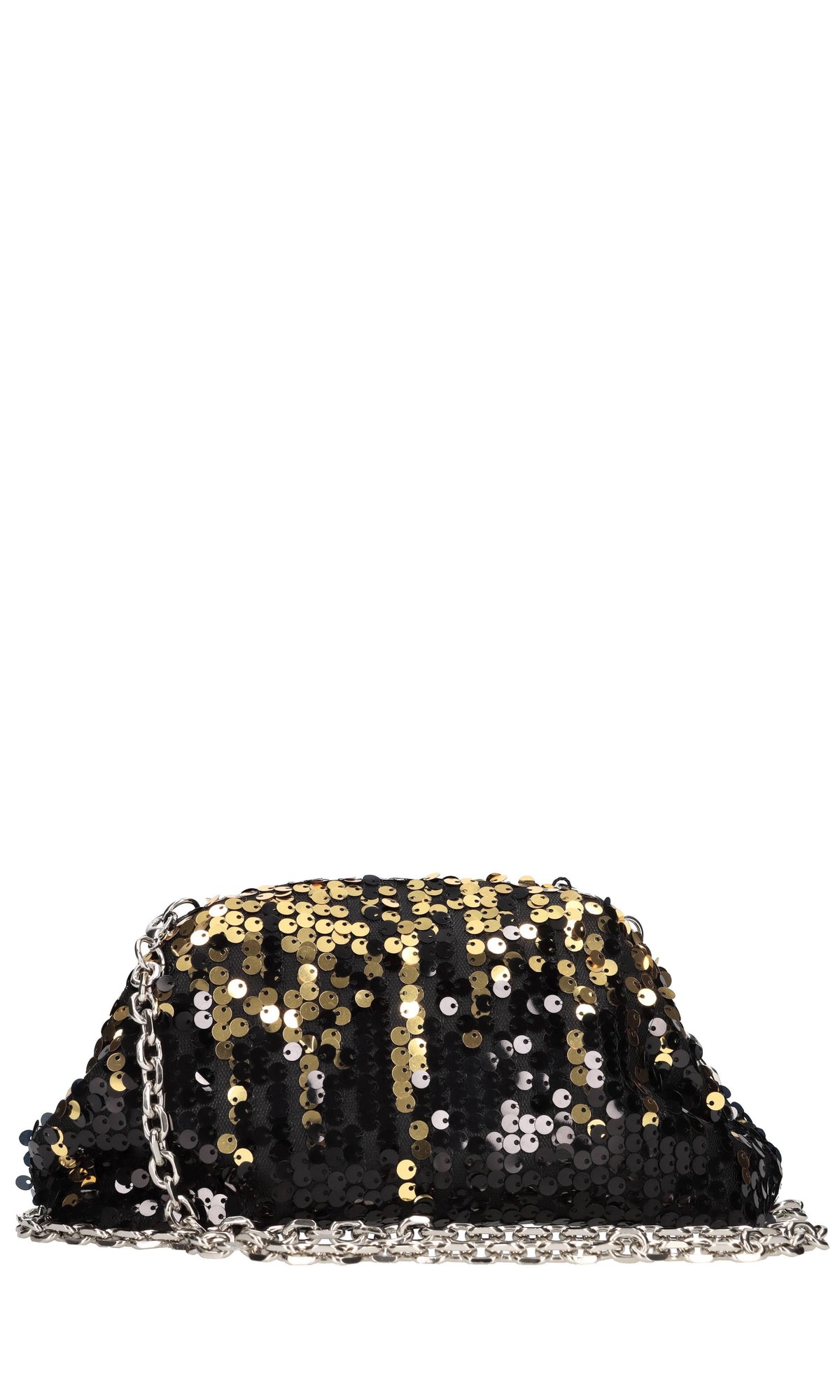 Borsa in tessuto e strass 