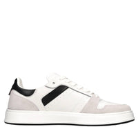 Sneakers in camoscio ed ecopelle 
