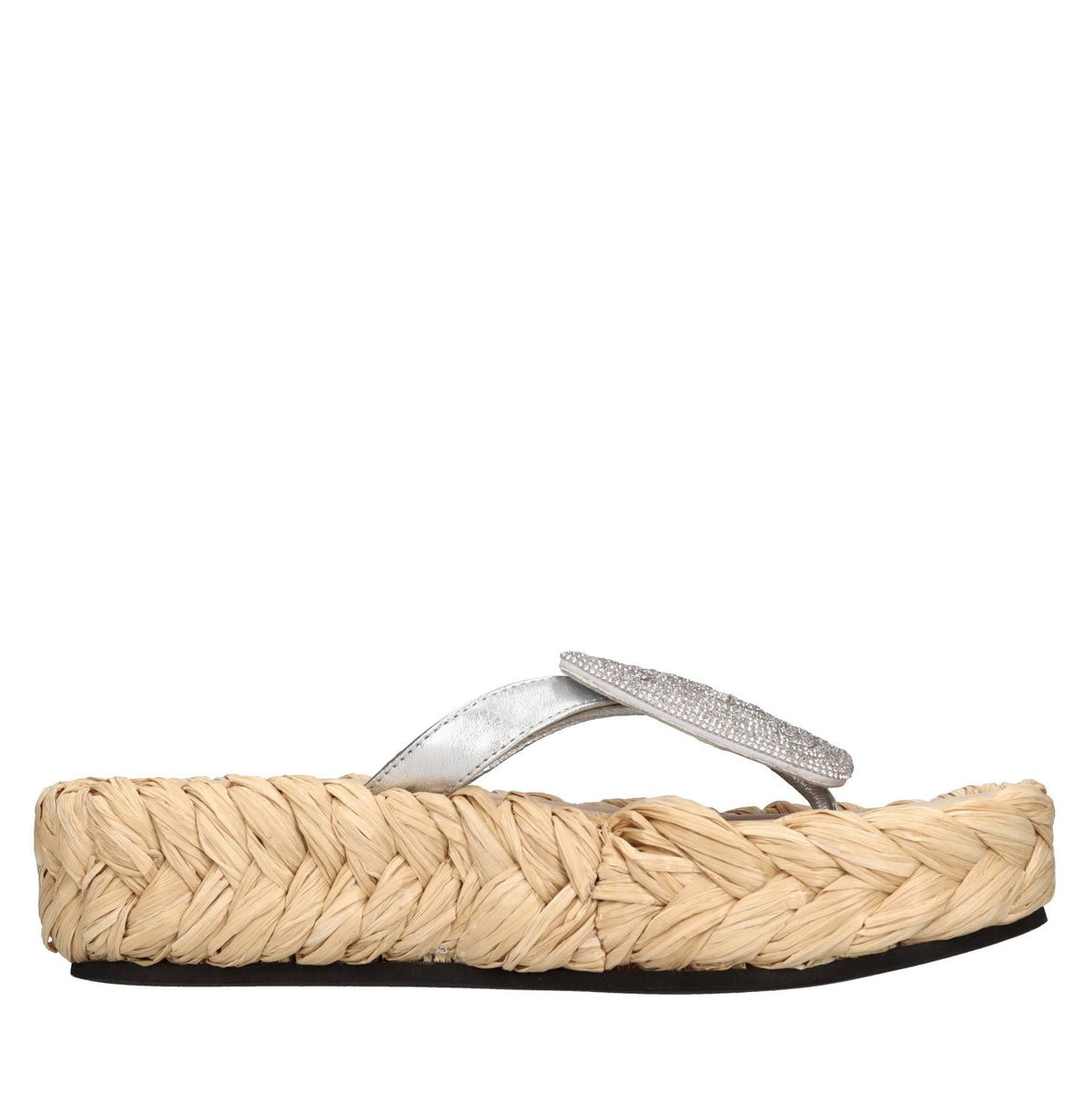 Mules in pelle e strass 