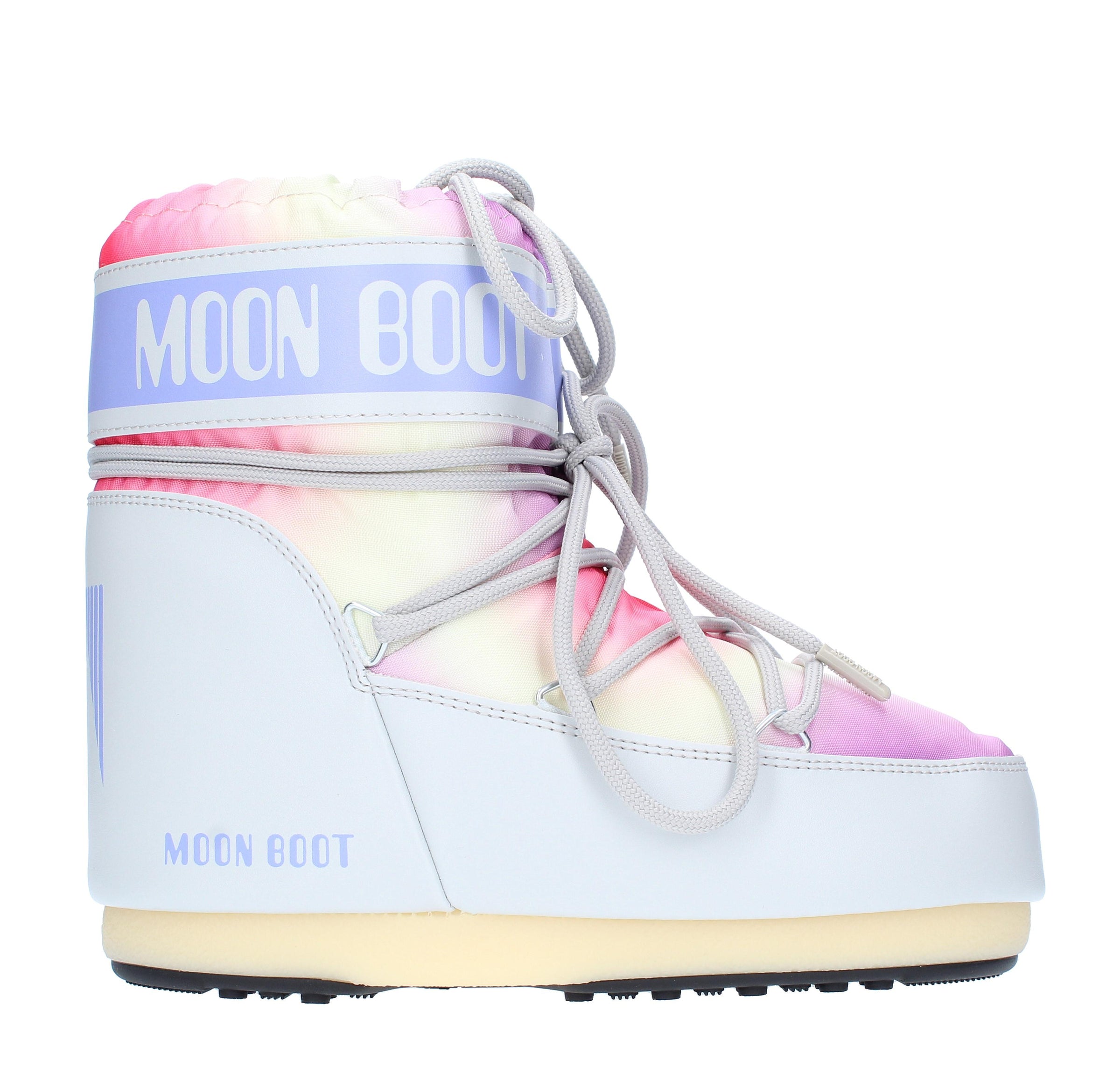Stivaletti da neve modello ICON LOW TIE DYE MOON BOOT in nylon tecnico idrorepellente 