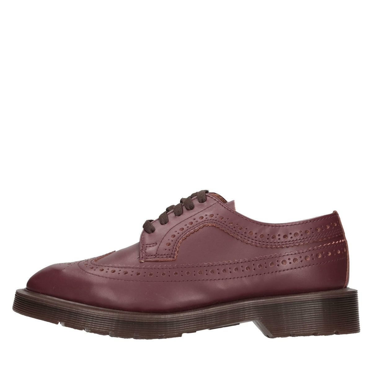 Stringate 3989 in pelle 