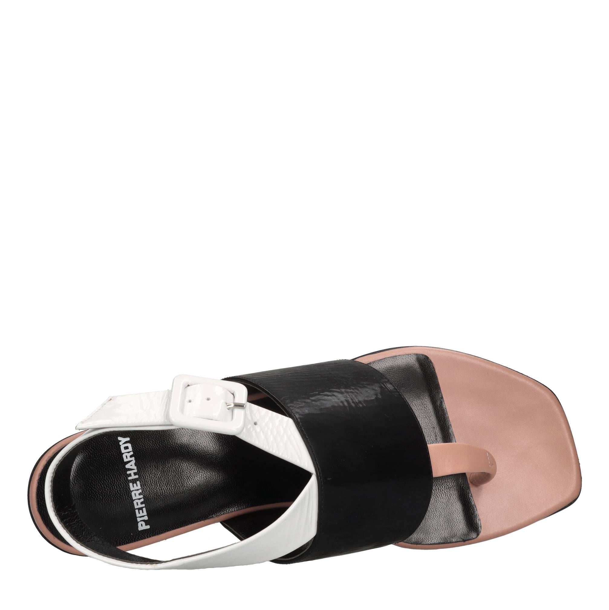 Sandali flat in pelle 