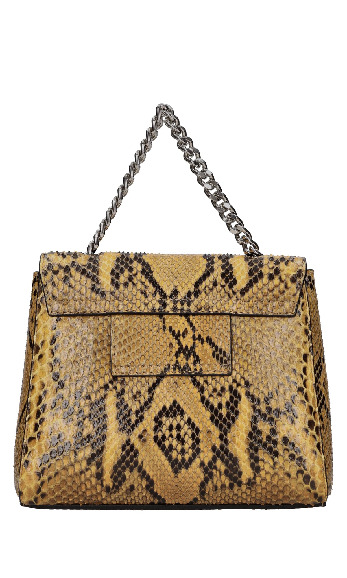 Borsa-marsupio in pelle stampa pitone 