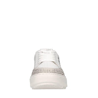 Sneakers in camoscio, ecopelle e strass 