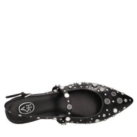 Ballerine slingback Brenda in pelle e borchie 