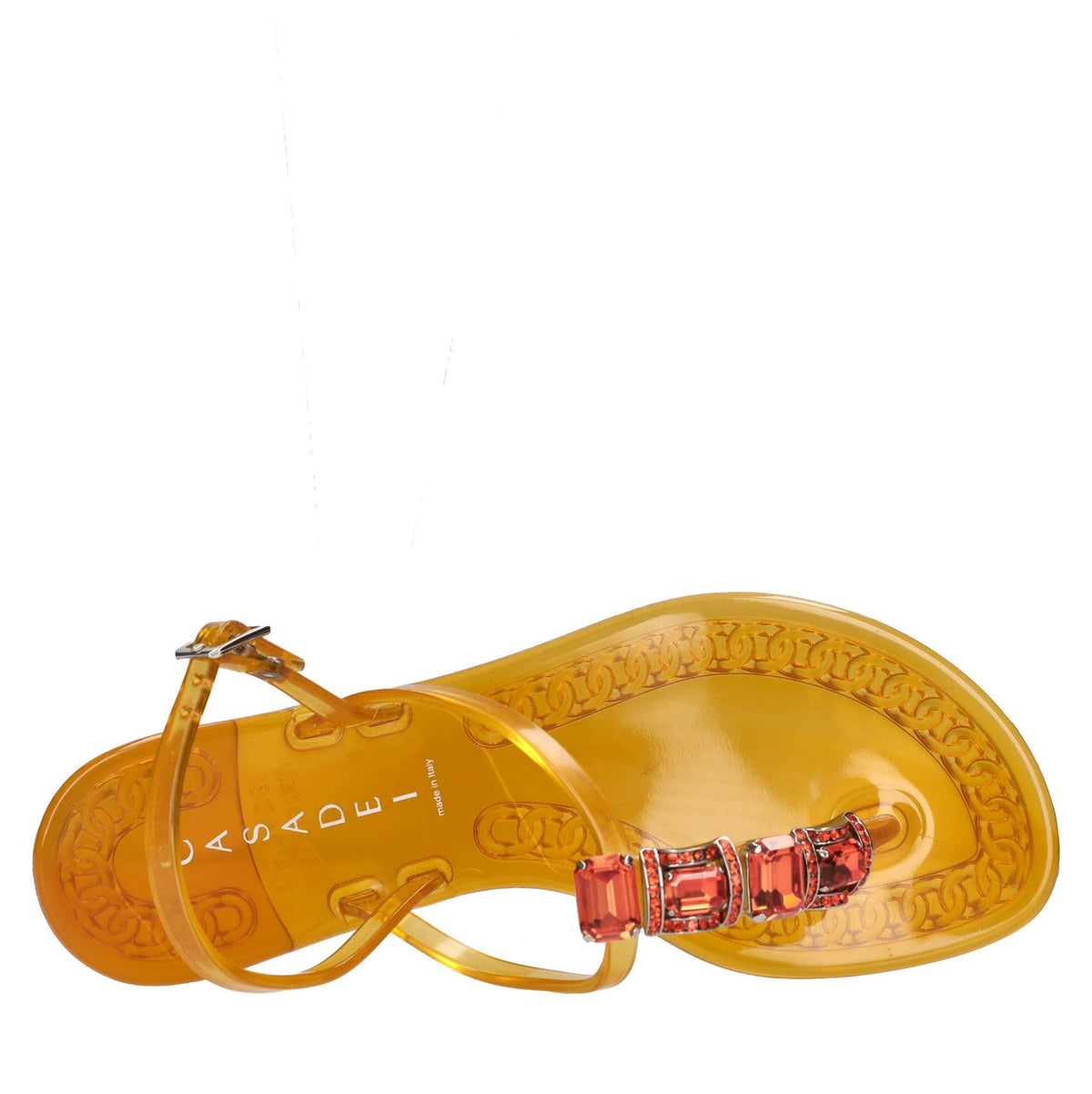 Sandali flat Jelly in PVC  e Swarovski 