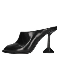 Mules in pelle 