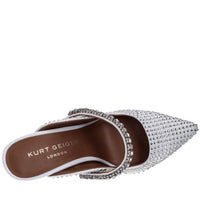 Sabot in raso e strass 