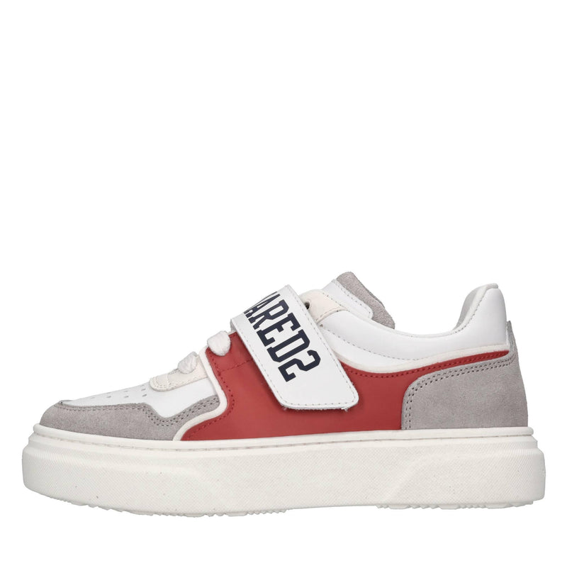 Sneakers in pelle e camoscio 