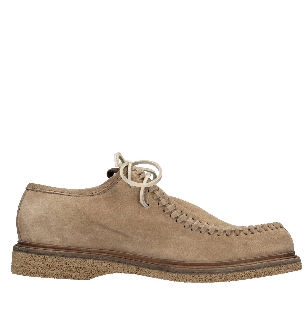 Stringate in pelle scamosciata 