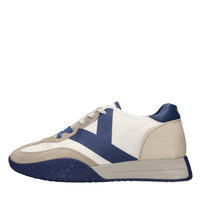 Sneakers in camoscio ecopelle e tessuto 