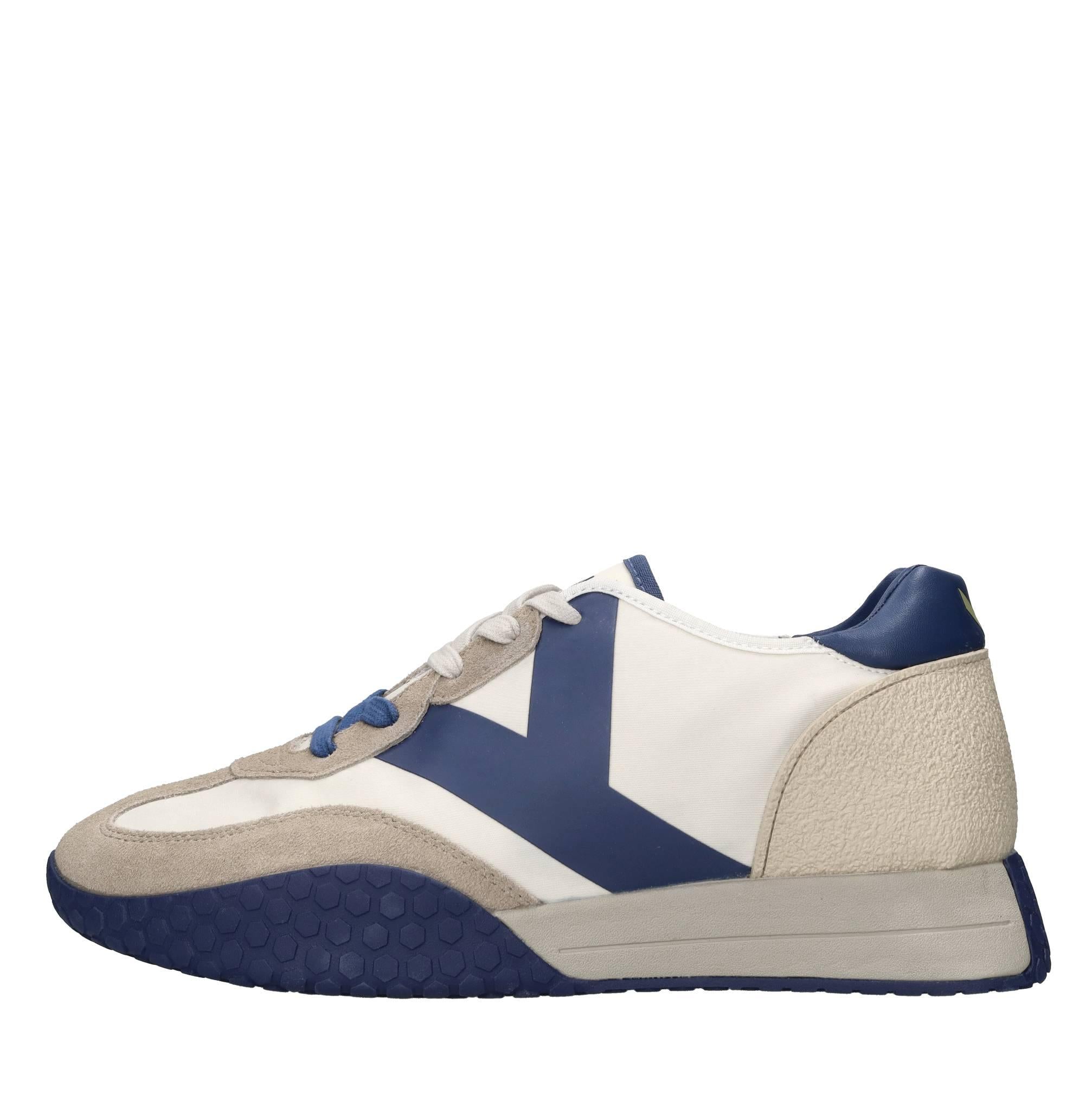 Sneakers in camoscio ecopelle e tessuto 