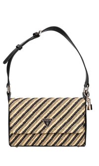 Borsa in ecopelle e rafia 