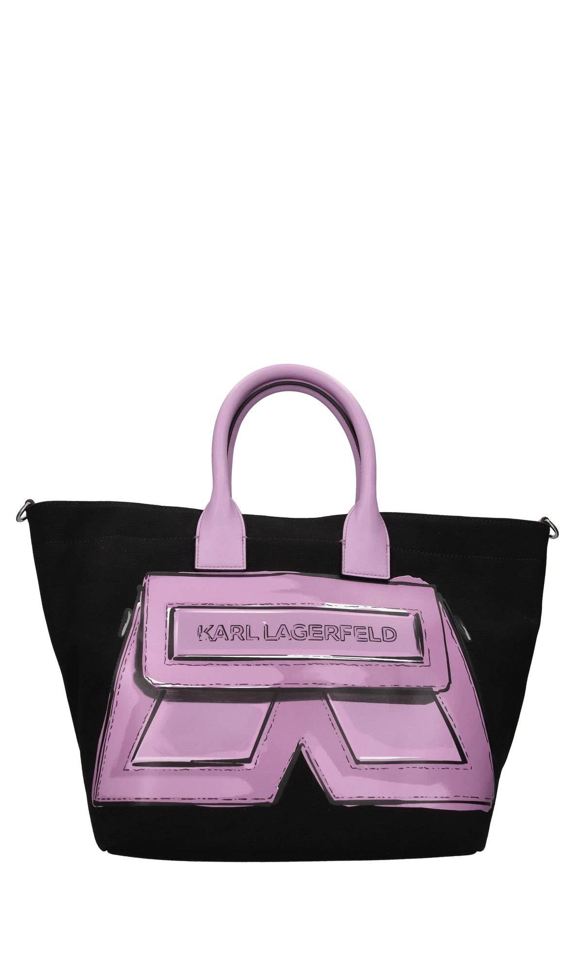 Borsa in tessuto ed ecopelle 