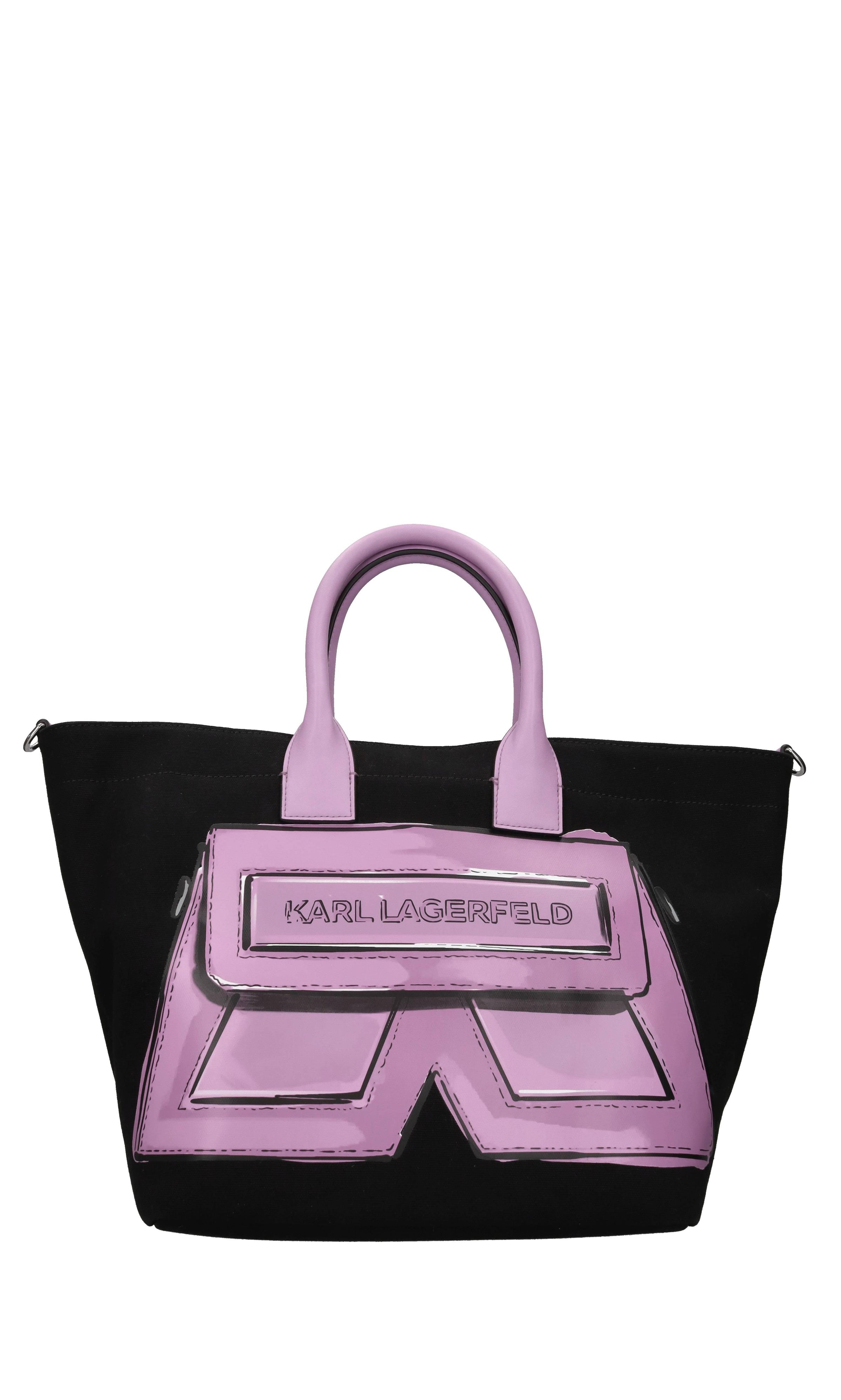 Borsa in tessuto ed ecopelle 
