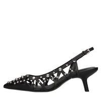 Décolléte slingback  in pelle 