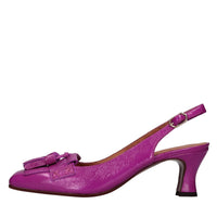 Décolleté slingback in pelle modello Vincci Ferrari 