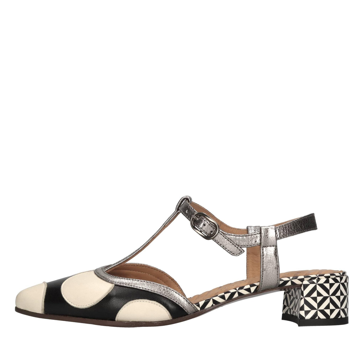 Décolleté slingback Hamel in pelle 