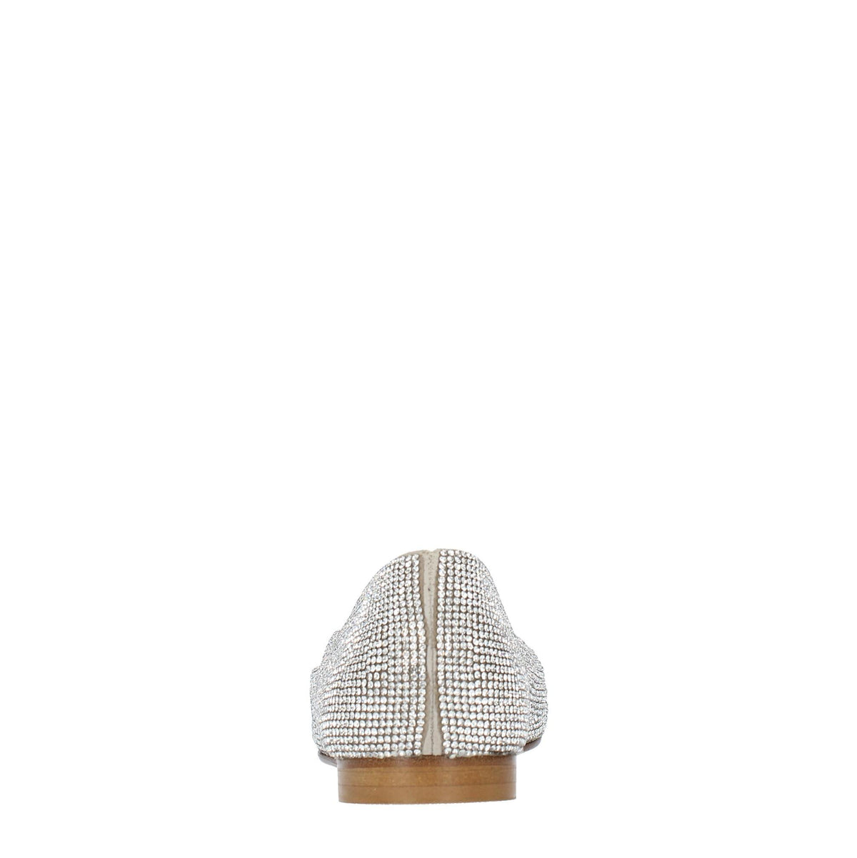 Ballerine in camoscio e microstrass 