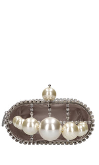 Borsa Holli luce in strass e metallo 