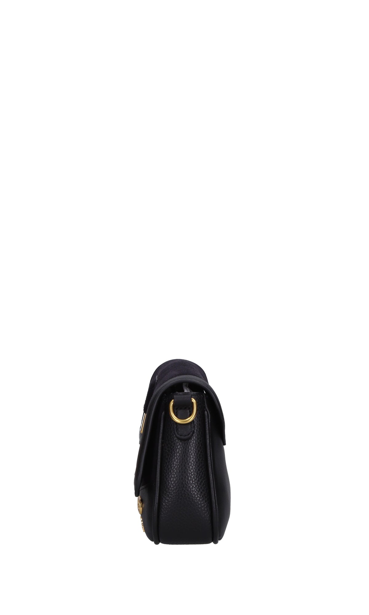 Borsa irregular med. in pelle e camoscio 