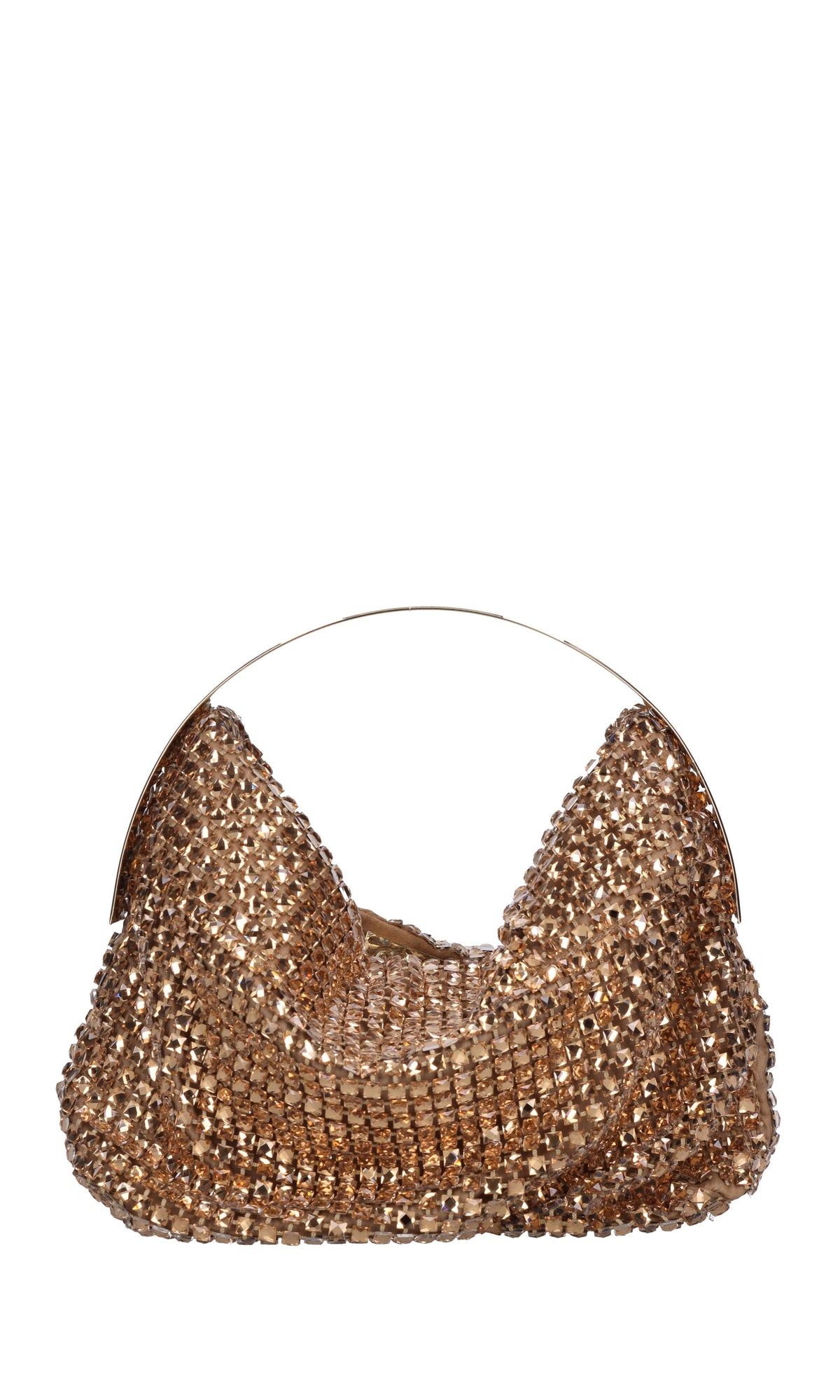 Borsa modello CLO in tessuto e strass 
