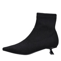 Stivaletto in tessuto elasticizzato 