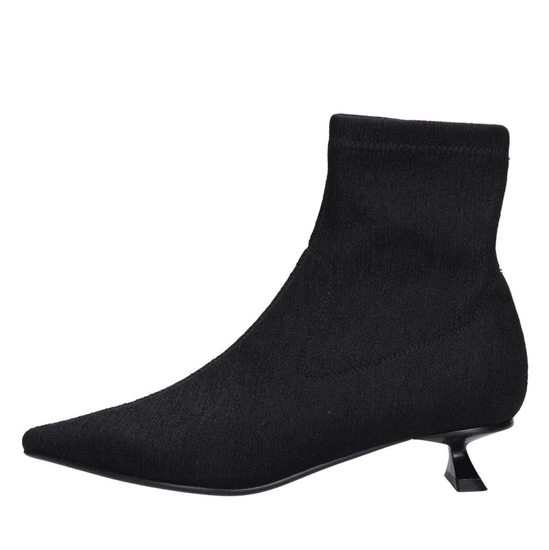Stivaletto in tessuto elasticizzato 