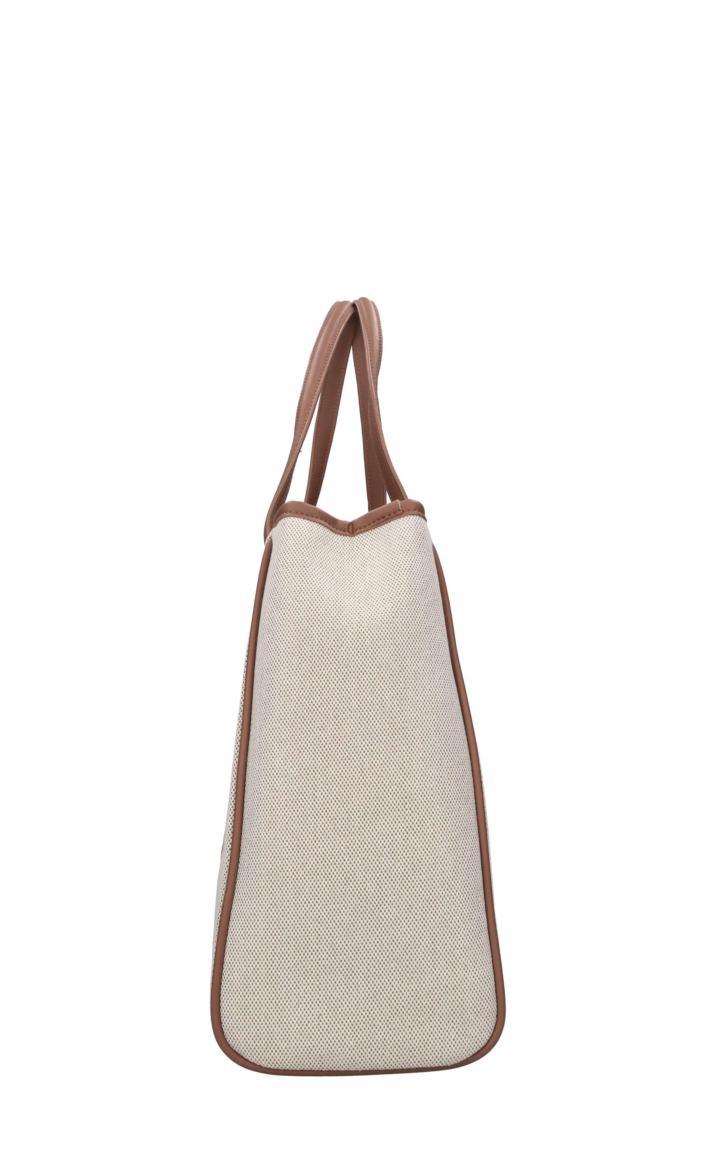 Borsa in tessuto ed ecopelle 