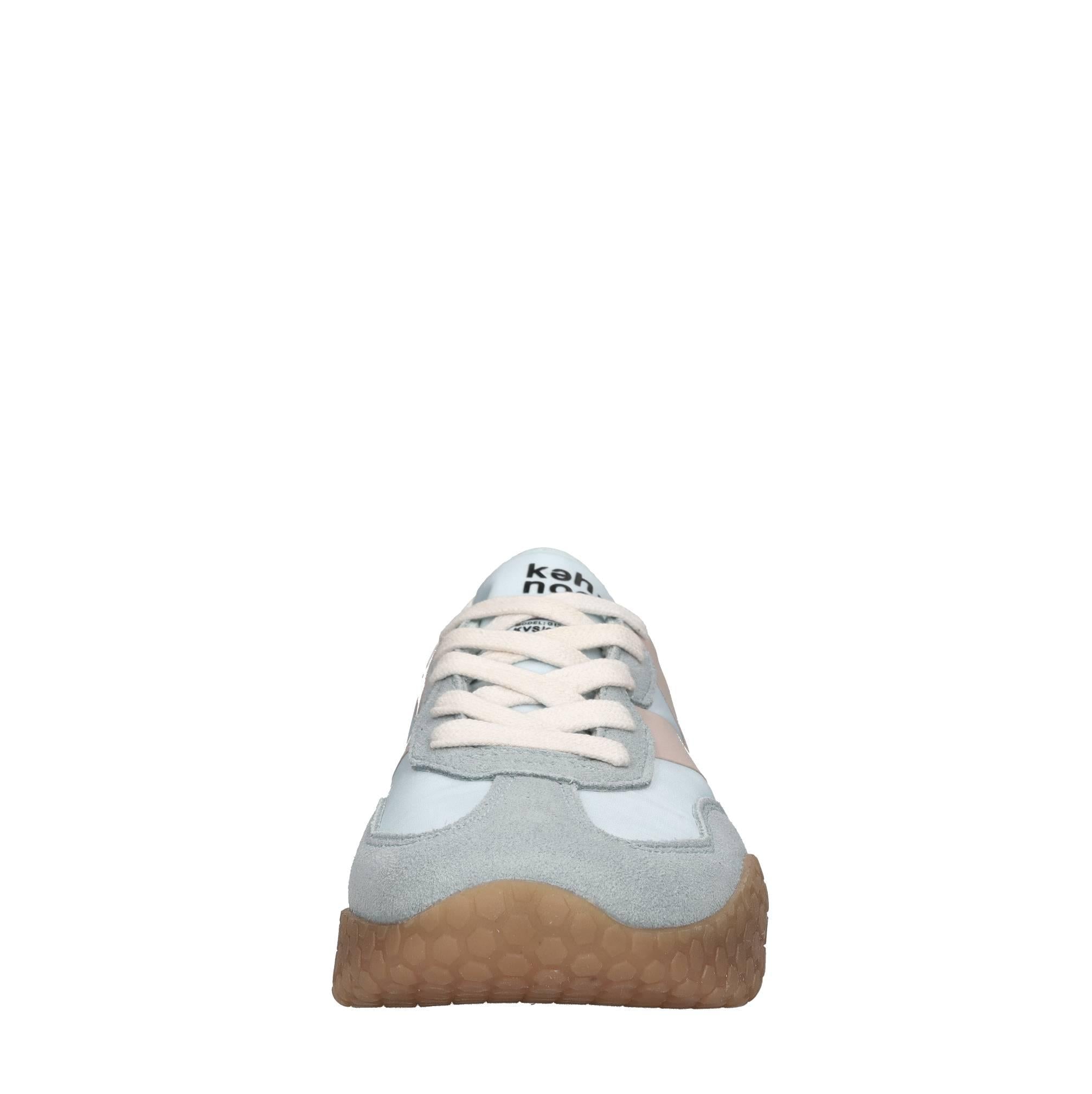 Sneakers in camoscio tessuto e gomma 