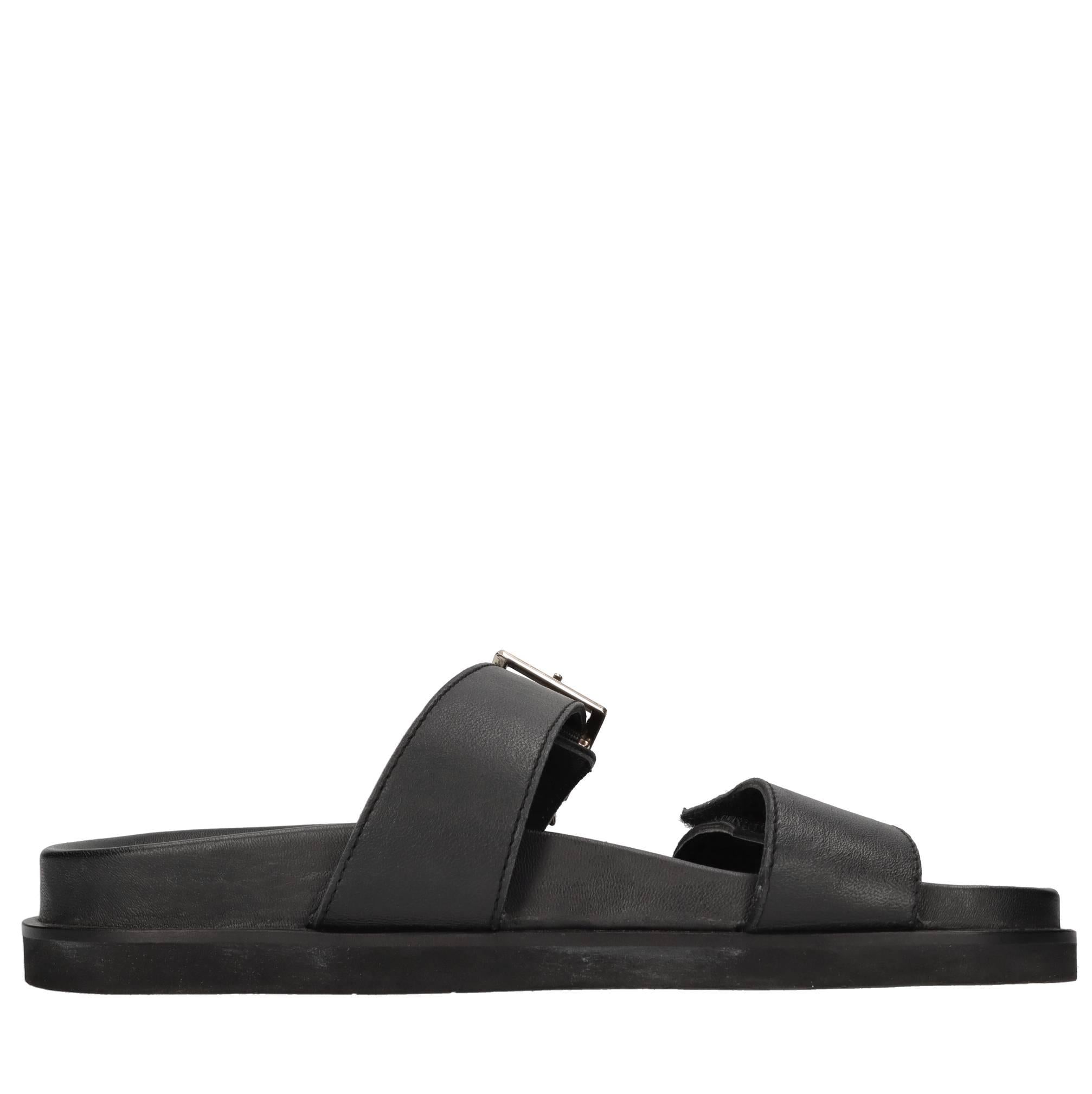 Mules in pelle 