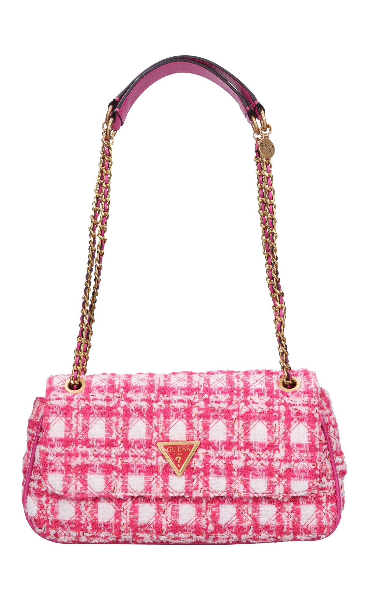 Borsa in tessuto ed ecopelle 