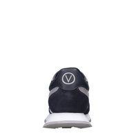 Sneakers in pelle e tessuto 