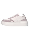 EMANUELLE VEE Sneakers in pelle e tessuto